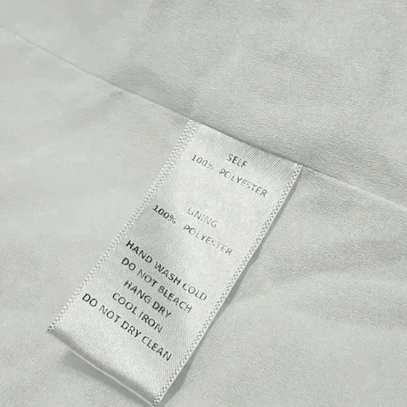 Mod Ref Open Front White Blazer Women's M Ruched Sleeve 3441C - Picture 7 of 8